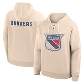 New York Rangers Fanatics Vintage Hoodie Cream