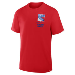 New York Rangers Fanatics Crash The Net Legacy T-Shirt Red