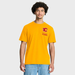 Calgary Flames - Fanatics Crash The Net Legacy T-Shirt Gold
