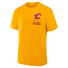 Calgary Flames - Fanatics Crash The Net Legacy T-Shirt Gold