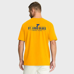 St. Louis Blues - Fanatics Crash The Net Legacy T-Shirt Gold