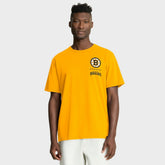Boston Bruins Fanatics Crash The Net Legacy T-Shirt Gold
