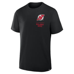 New Jersey Devils - Fanatics Crash The Net Legacy T-Shirt Black