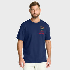 Florida Panthers - Fanatics Crash The Net Legacy T-Shirt Navy
