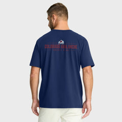 Colorado Avalanche - Fanatics Crash The Net Legacy T-Shirt Navy