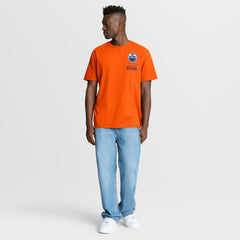 Edmonton Oilers - Fanatics Crash The Net Legacy T-Shirt Orange