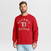 Detroit Red Wings - Fanatics Vintage Stickler Sweatshirt Red