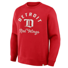 Detroit Red Wings - Fanatics Vintage Stickler Sweatshirt Red