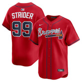 Spencer Strider Atlanta Braves Nike Alternate Limited Player Jersey Lifestyle