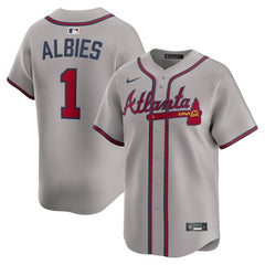 Ozzie Albies Atlanta Braves Nike Road Limited Player Jersey Clearance