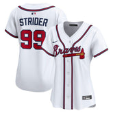 Spencer Strider Atlanta Braves Nike Women's Home Limited Player Jersey On Sale
