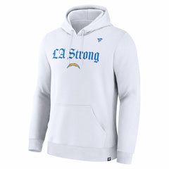 Los Angeles Chargers Unisex LA Strong Premium Fleece Pullover Hoodie White - Fanatics