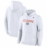 Anaheim Ducks - Fanatics Unisex LA Strong Premium Fleece Pullover Hoodie White