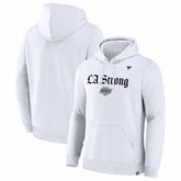 Los Angeles Kings - Fanatics Unisex LA Strong Premium Fleece Pullover Hoodie White