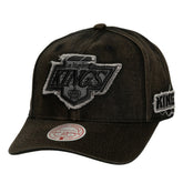 Los Angeles Kings - Mitchell & Ness Downtown Snow Wash Pro-Crown Adjustable Hat Black