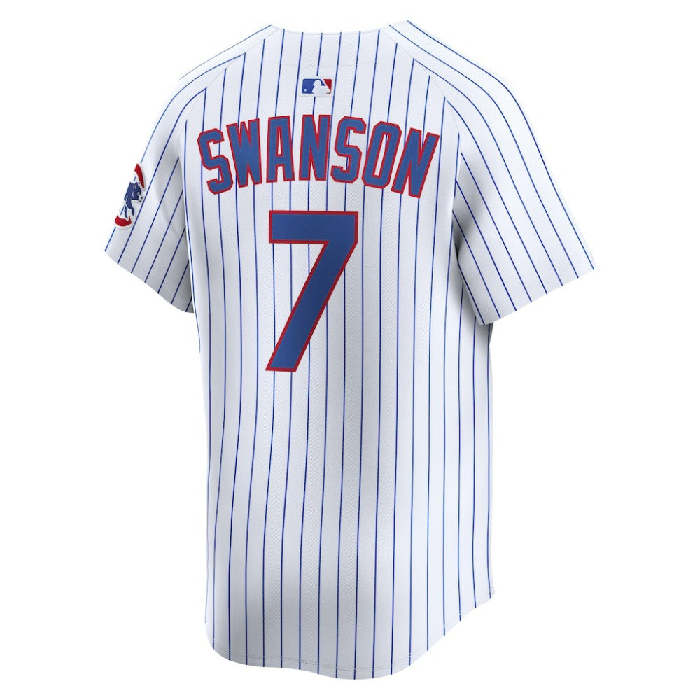 Dansby Swanson Chicago Cubs Nike Home Limited Player Jersey - White | MLB Jerseys