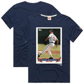 Greg Maddux Atlanta Braves Homage 1993 Topps Baseball Card Player T-Shirt On Sale