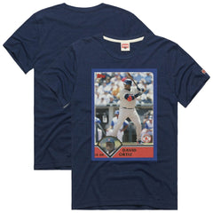 David Ortiz Boston Red Sox Homage 2003 Topps Baseball Card Player T-Shirt Clearance