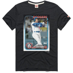 Shohei Ohtani Los Angeles Dodgers Homage 2024 Topps Baseball Card Player T-Shirt Sale