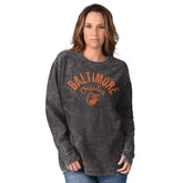 Baltimore Orioles G-III 4Her by Carl Banks Women's Comfy Cord Pullover Sweatshirt Sale