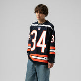 Walter Payton Chicago Bears Maxxed Out Fashion Hockey Jersey Navy - Mitchell & Ness