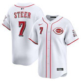 Spencer Steer Cincinnati Reds Nike Home Limited Player Jersey Sale