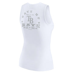Tampa Bay Rays WEAR by Erin Andrews Women's Rib-Knit Henley Tank Top Near Me
