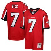 Michael Vick Atlanta Falcons Youth 2003 Legacy Retired Player Jersey Red - Mitchell & Ness