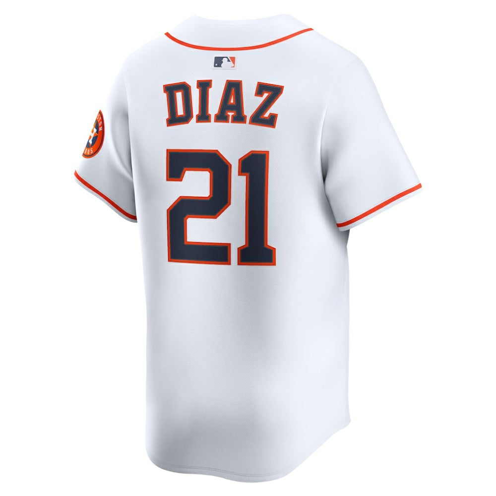 Yainer Diaz Houston Astros Nike Home Limited Player Jersey - White | MLB Jerseys