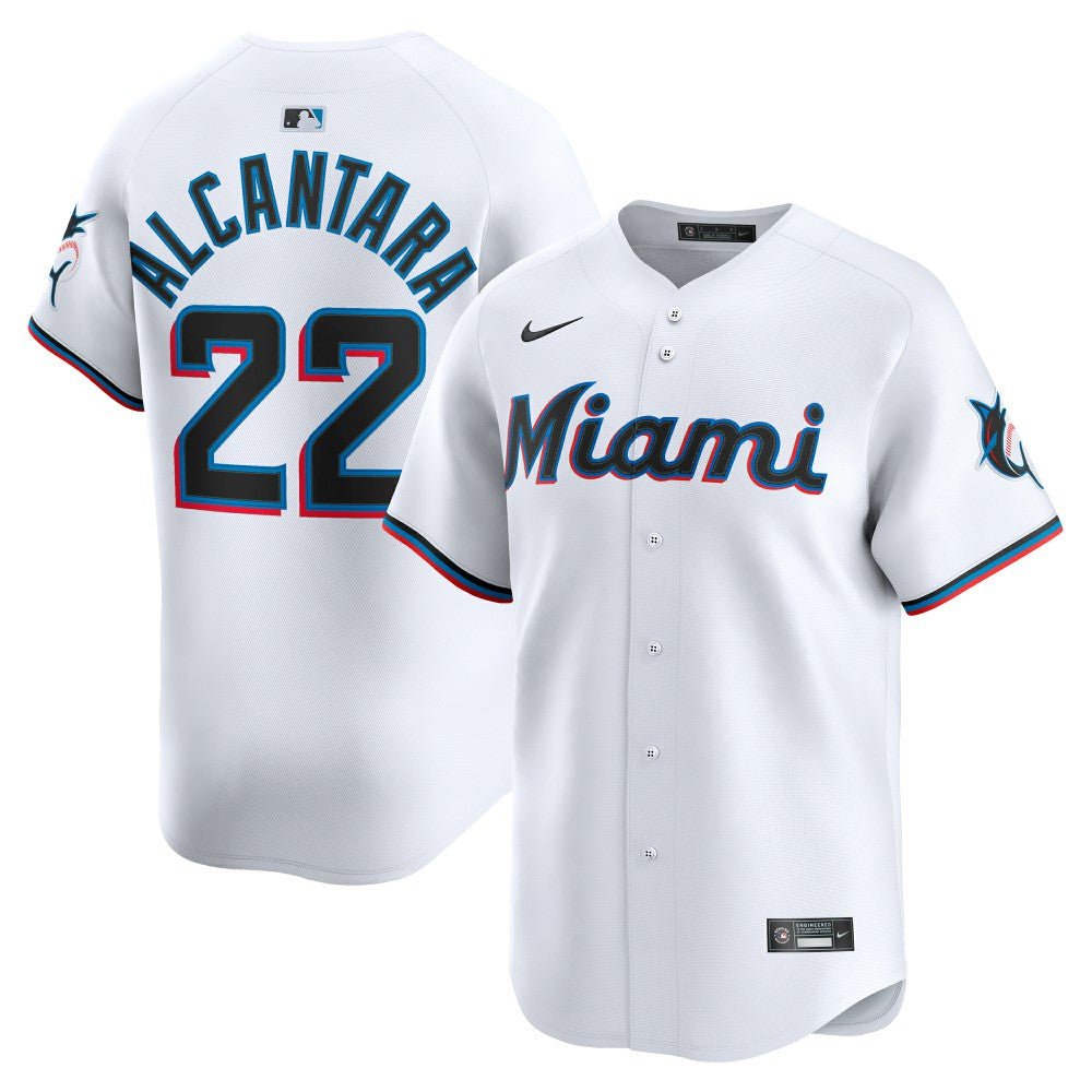 Sandy Alcantara Miami Marlins Nike Home Limited Player Jersey Lifestyle