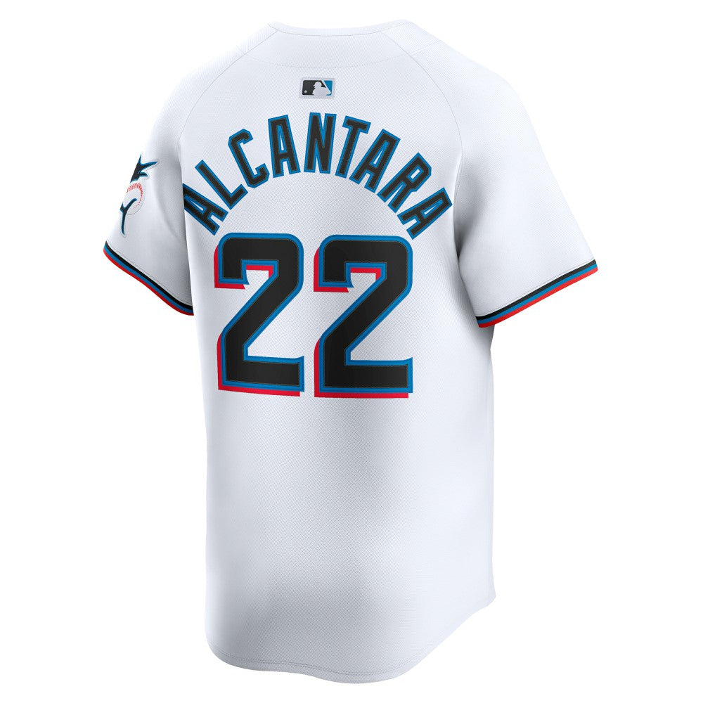Sandy Alcantara Miami Marlins Nike Home Limited Player Jersey - White | MLB Jerseys