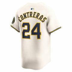 William Contreras Milwaukee Brewers Nike Home Limited Player Jersey discount