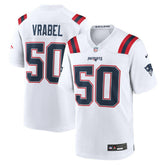 Mike Vrabel New England Patriots Retired Player Game Jersey White - Nike