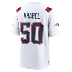 Mike Vrabel New England Patriots Retired Player Game Jersey White - Nike