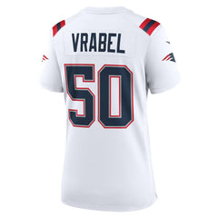 Mike Vrabel New England Patriots Women's Retired Player Game Jersey White - Nike