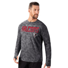 Atlanta Falcons MSX by Michael Strahan Performance Camo Long Sleeve T-Shirt Black - NFL