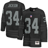 Bo Jackson Las Vegas Raiders Youth Hockey Fashion Jersey Black - Mitchell & Ness