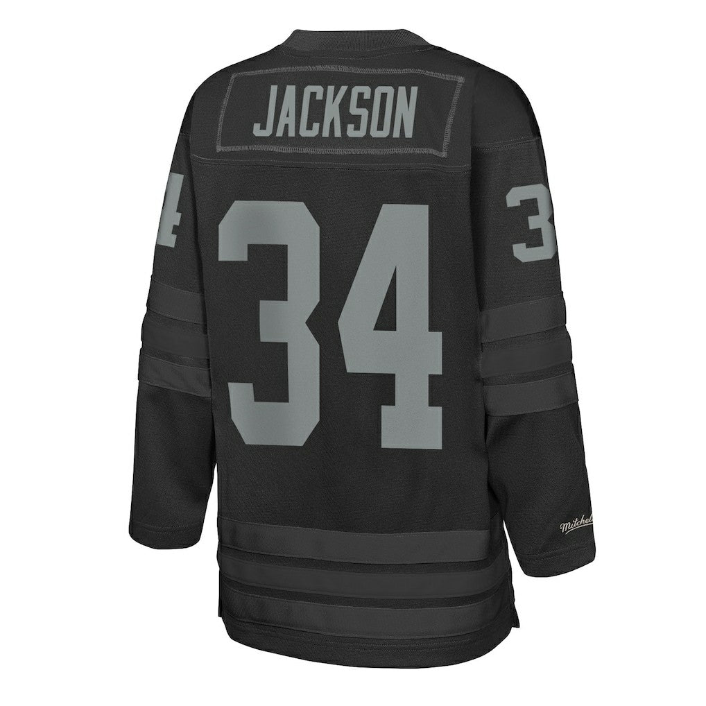 Bo Jackson Las Vegas Raiders Youth Hockey Fashion Jersey - Black for sale | NFL Jerseys
