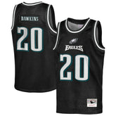 Brian Dawkins Philadelphia Eagles Youth Retired Player NFL Basketball Fashion Jersey Black - Mitchell & Ness