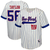 Lawrence Taylor New York Giants Youth Retired Player Name & Number Baseball Jersey Cream - Mitchell & Ness