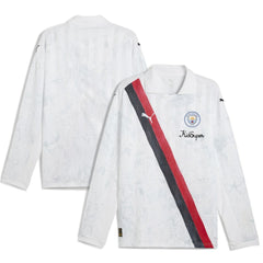 Puma Manchester City x KidSuper 2025 FIFA Club World Cup Retro Long Sleeve T-Shirts - White