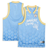 Puma Manchester City 2025 FIFA Club World Cup dryCELL Basketball Jerseys - Light Blue