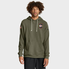 Kansas City Chiefs 2025 Salute to Service Sideline Standard Issue Dri-FIT Hoodie Olive - Nike