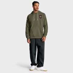 San Francisco 49ers 2025 Salute to Service Sideline Standard Issue Dri-FIT Hoodie Olive - Nike