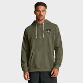 New Orleans Saints 2025 Salute to Service Sideline Standard Issue Dri-FIT Hoodie Olive - Nike