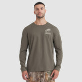 Philadelphia Eagles 2025 Salute to Service Sideline Long Sleeve T-Shirt Olive - Nike