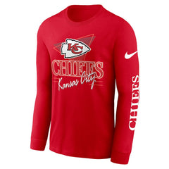 Kansas City Chiefs Rewind Long Sleeve T-Shirt Red - Nike