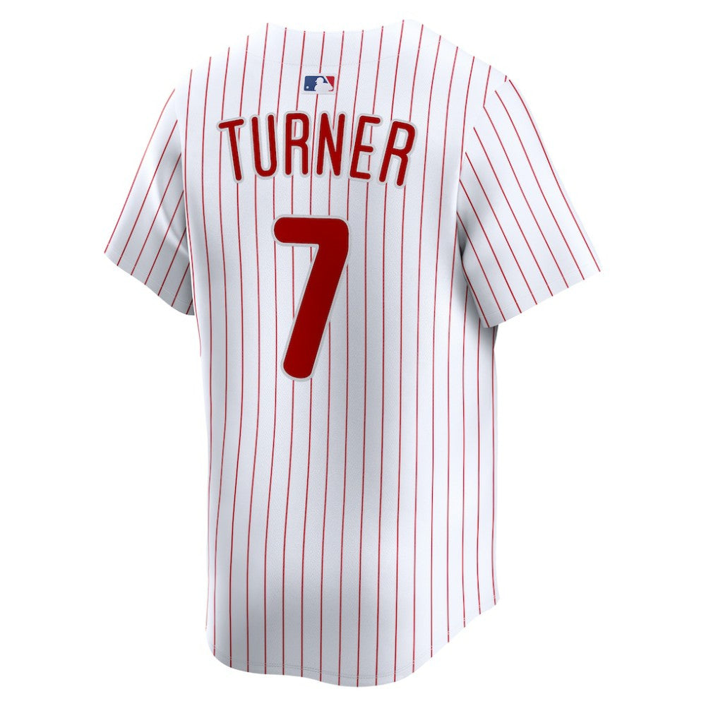 Trea Turner Philadelphia Phillies Nike Home Limited Player Jersey - White | MLB Jerseys