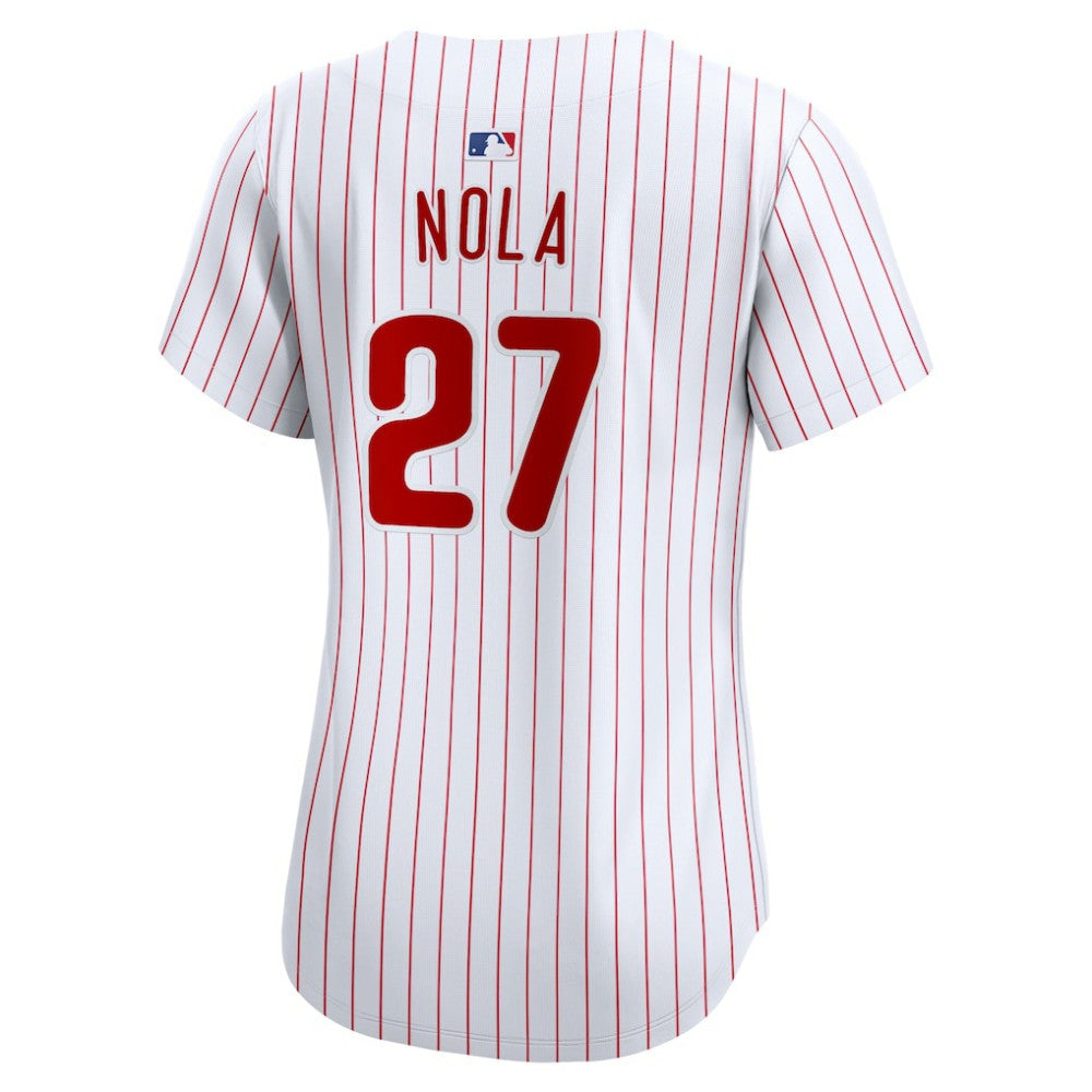 Aaron Nola Philadelphia Phillies Nike Women's Home Limited Player Jersey - White | MLB Jerseys