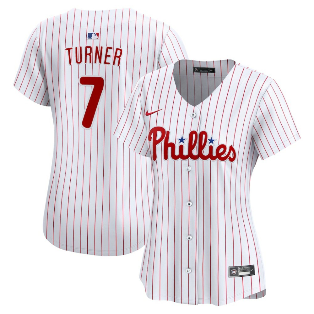 Trea Turner Philadelphia Phillies Nike Women's Home Limited Player Jersey for sale
